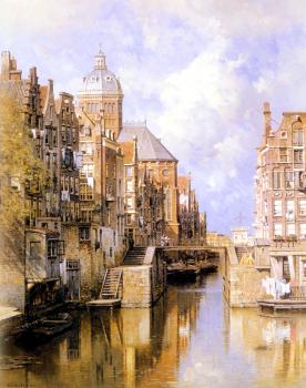 The Oudezijdsvoorburgwal Amsterdam
